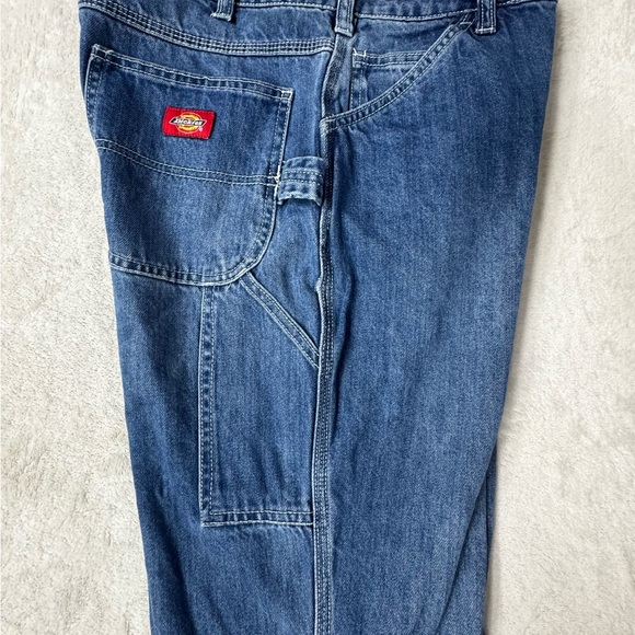 Dickies women’s Classic denim Blue Jeans carpenter pants 5/27 - Picture 4 of 12